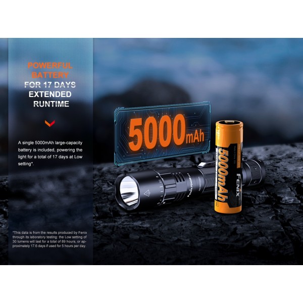 Fenix PD40R V3.0, Lanternă Profesionala, Reîncărcabilă USB-C, 3000 Lumeni, 500 Metri