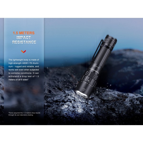 Fenix PD40R V3.0, Lanternă Profesionala, Reîncărcabilă USB-C, 3000 Lumeni, 500 Metri