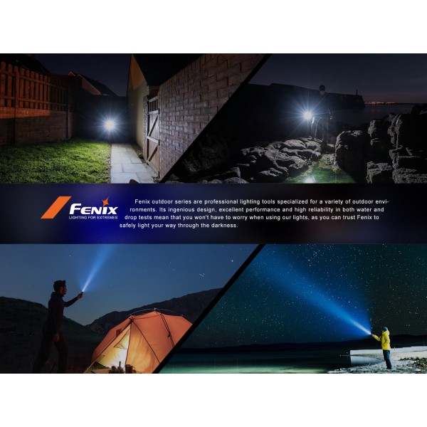 Fenix PD40R V3.0, Lanternă Profesionala, Reîncărcabilă USB-C, 3000 Lumeni, 500 Metri