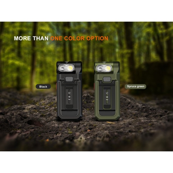 Fenix SW05R-Red, Lanterna Clip-on, Reincarcabila USB-C, 150 Lumeni, 39 Metri, Lumina Rosie Secundara www.easylight.ro