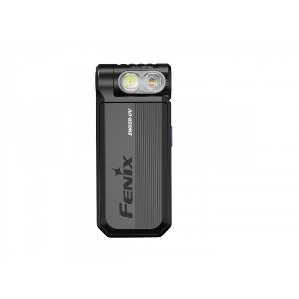 Fenix SW05R-UV, Lanterna Clip-on, Reincarcabila USB-C, 150 Lumeni, 39 Metri, Lumina UV Secundara www.easylight.ro