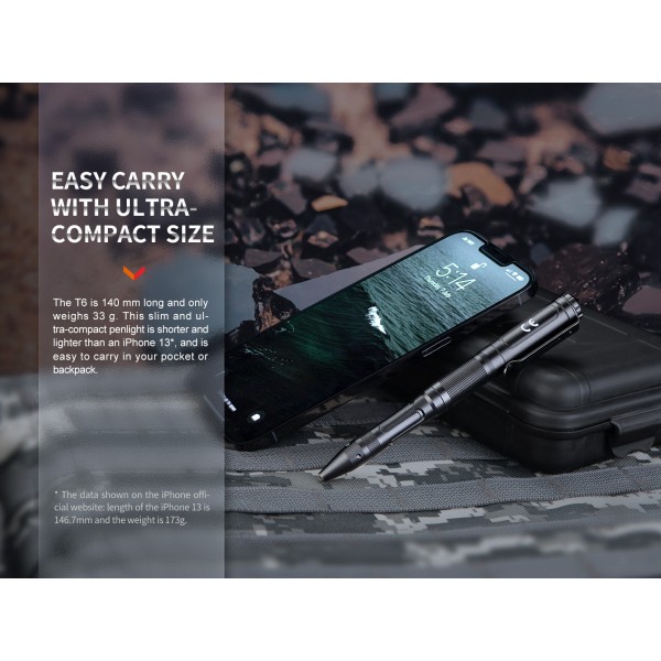 Fenix T6, Pix Tactic, Functie Lanterna
