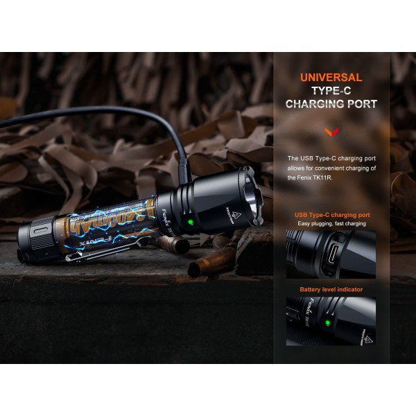 Fenix TK11R, Lanternă Profesionala, Reincarcabila USB-C, 1600 Lumeni, 420 Metr