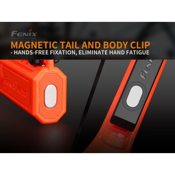 Fenix WF11E, Lanternă ATEX, Zona 0/1/2, 200 Lumeni, 185 Metri