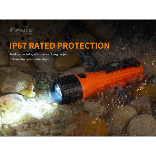 Fenix WF11E, Lanternă ATEX, Zona 0/1/2, 200 Lumeni, 185 Metri
