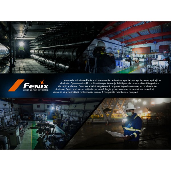 Fenix WH23R, Lanterna Frontala, Reincarcabila USB-C, 600 Lumeni, 100 Metri