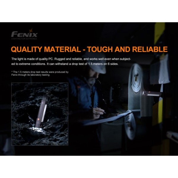 Fenix WT16R, Lanternă Reîncărcabilă USB-C, 300 Lumeni, 115 Metri