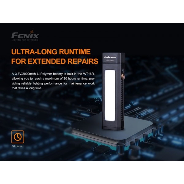 Fenix WT16R, Lanternă Reîncărcabilă USB-C, 300 Lumeni, 115 Metri