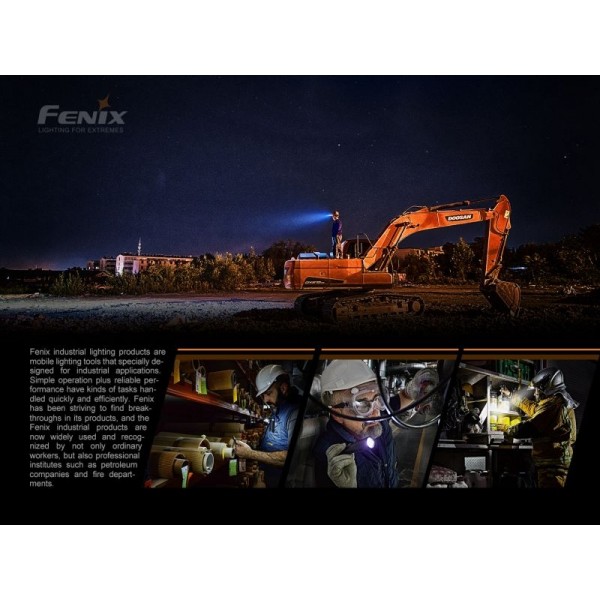 Fenix WT25R, Lanternă Pivotantă, Reîncărcabilă, 1000 Lumeni, 220 Metri