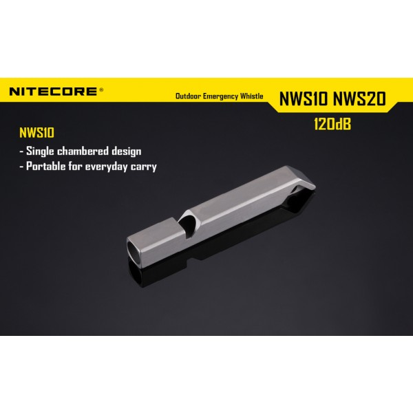 Fluier de supravietuire Nitecore NWS 10