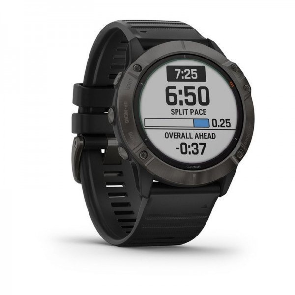 Garmin Fenix 6X Pro Solar, Ceas Grey/Black