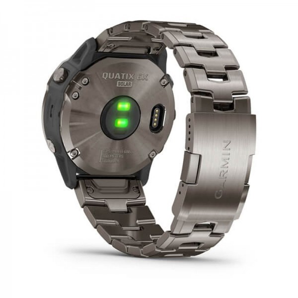 Garmin Quatix 6X Solar, Ceas Titanium