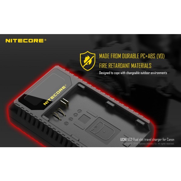 Încărcător Nitecore UCN1 Pentru Acumulatori De Camere Canon
