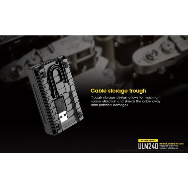 Încărcător Nitecore ULM240 Pentru Acumulatori De Camere Leica