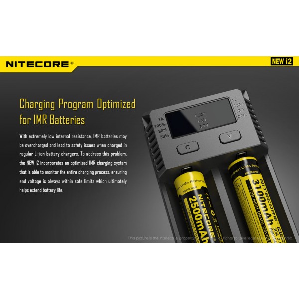 Incarcator Universal Nitecore i2 (Versiune 2016)