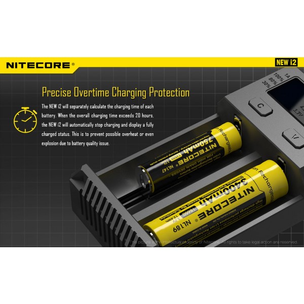 Incarcator Universal Nitecore i2 (Versiune 2016)