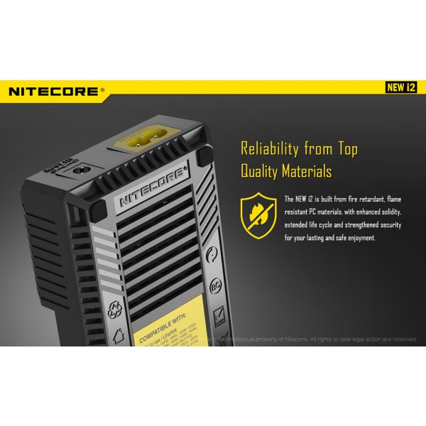 Incarcator Universal Nitecore i2 (Versiune 2016)