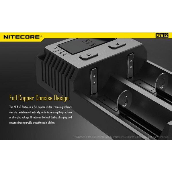 Incarcator Universal Nitecore i2 (Versiune 2016)