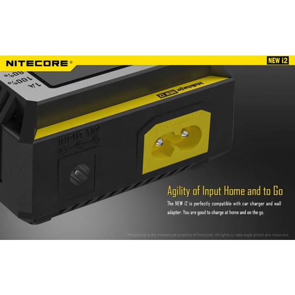 Incarcator Universal Nitecore i2 (Versiune 2016)