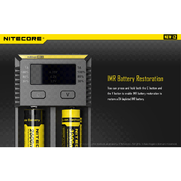 Incarcator Universal Nitecore i2 (Versiune 2016)