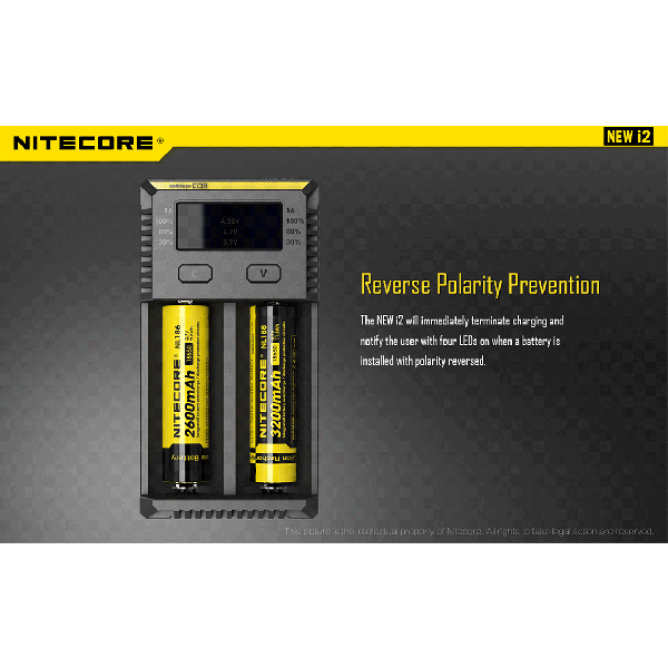 Incarcator Universal Nitecore i2 (Versiune 2016)
