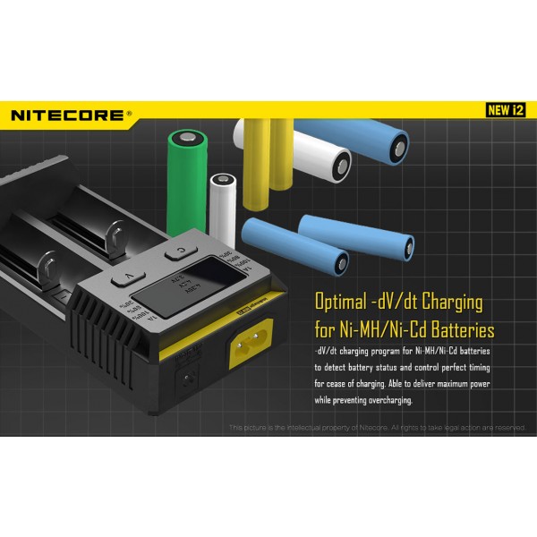 Incarcator Universal Nitecore i2 (Versiune 2016)