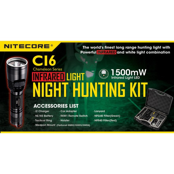 Kit de vanatoare Nitecore Chameleon CI6