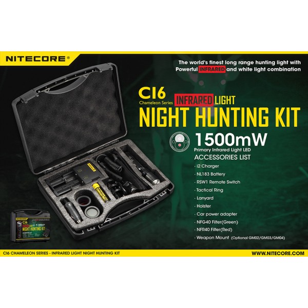 Kit de vanatoare Nitecore Chameleon CI6