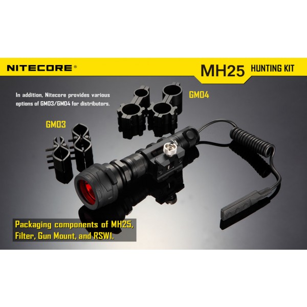 kit de vanatoare Nitecore MH25 III