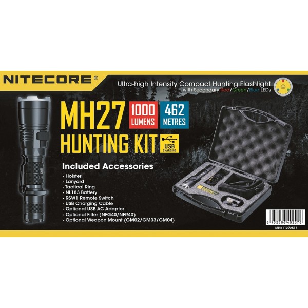 kit de vanatoare nitecore mh27