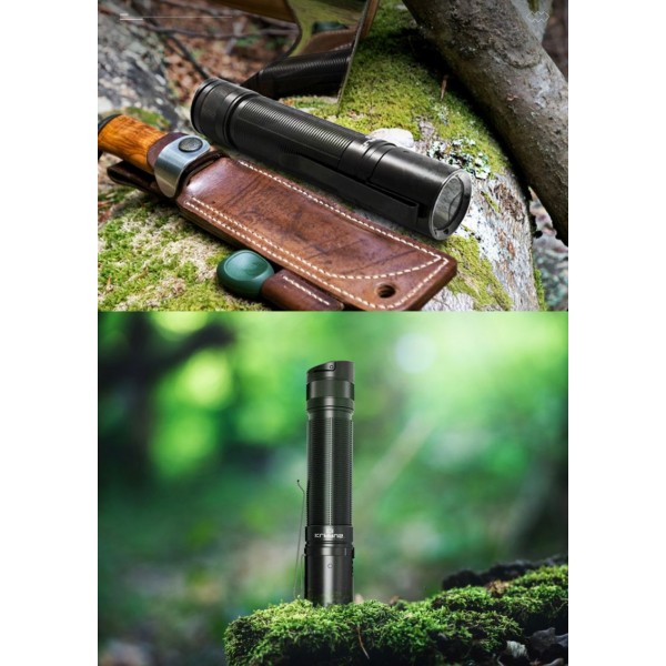 Klarus E3, Lanternă Profesională, Reîncărcabilă USB-C, 2200 Lumeni, 230 Metri
