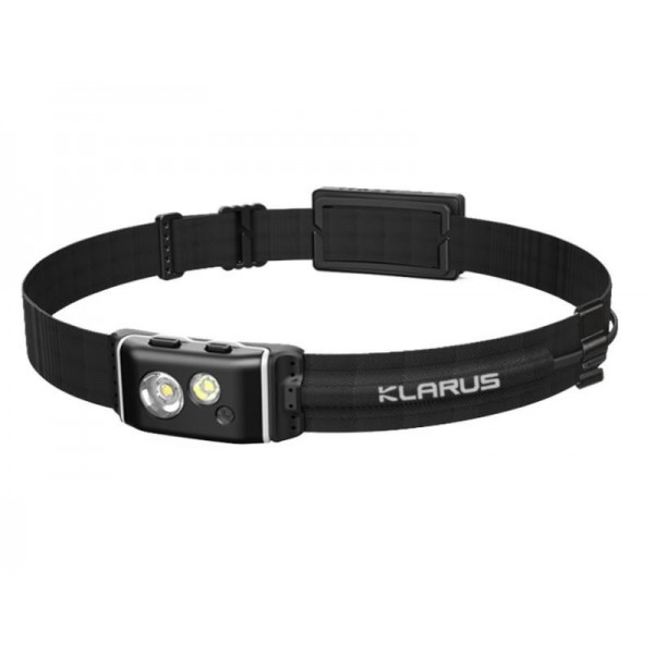 Klarus HR1, Lanternă Frontală, Reîncărcabilă USB-C, 300 Lumeni, 63 Metri 