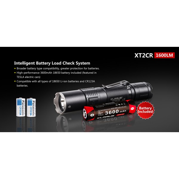 Klarus XT2CR, Lanterna Reincarcabila 