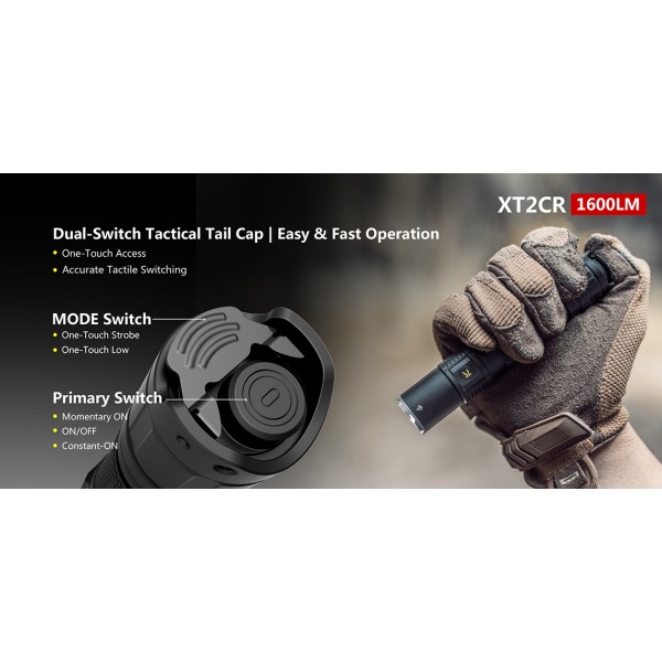 Klarus XT2CR, Lanterna Reincarcabila 