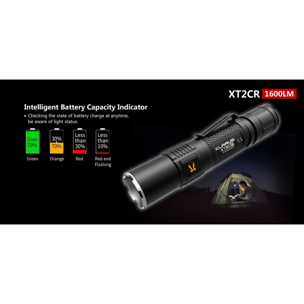 Klarus XT2CR, Lanterna Reincarcabila 