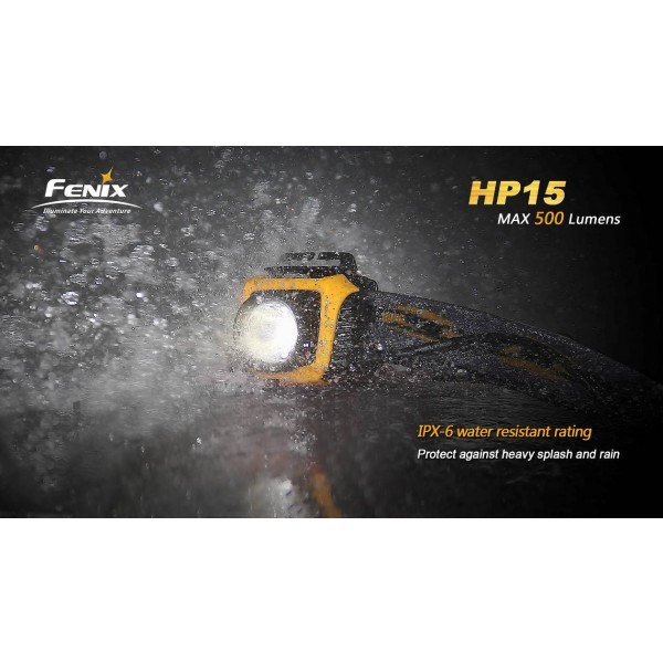 lanternă frontală LED Fenix HP15 500 lumeni