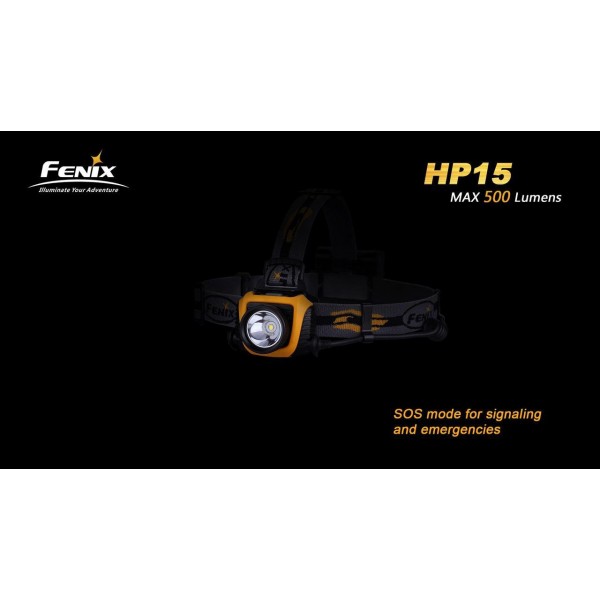 lanternă frontală LED Fenix HP15 500 lumeni