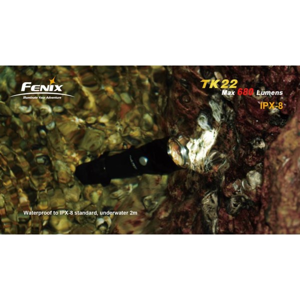 Lanterna LED Profesionala FENIX TK22 XM-L2 (U2) 680 lumeni