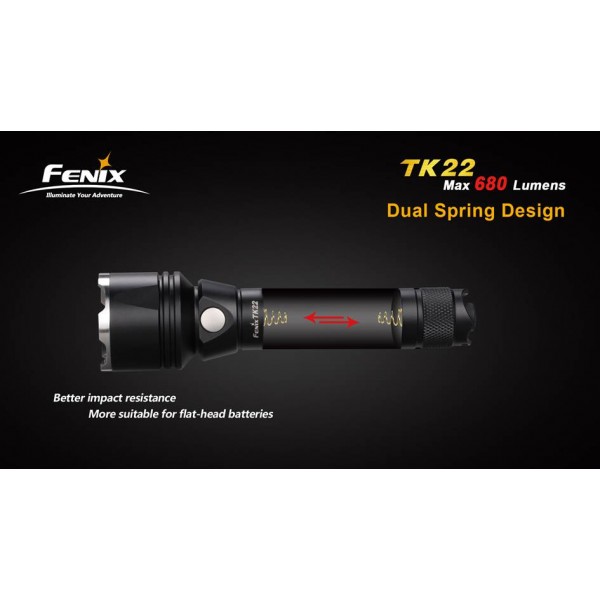 Lanterna LED Profesionala FENIX TK22 XM-L2 (U2) 680 lumeni