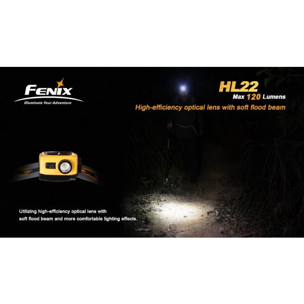 Lanternă LED Frontală Fenix HL22 XP-E R4 (Gri)