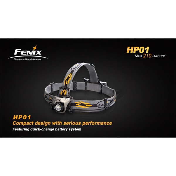 Lanterna LED frontala Fenix HP01 (GRI)