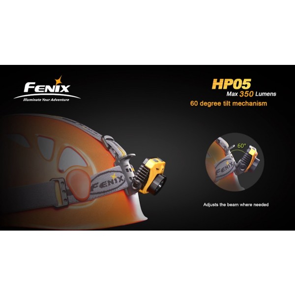 Lanterna LED frontala Fenix HP05 gri