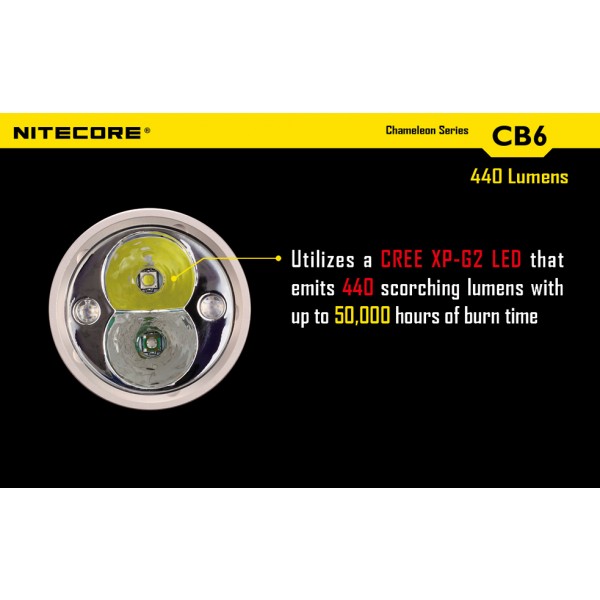 lanterna LED profesionala nitecore chameleon CB6