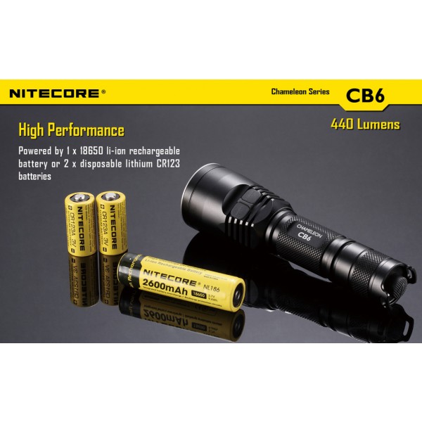 lanterna LED profesionala nitecore chameleon CB6