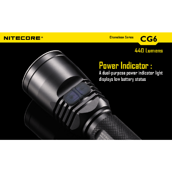 lanterna LED profesionala nitecore chameleon CG6