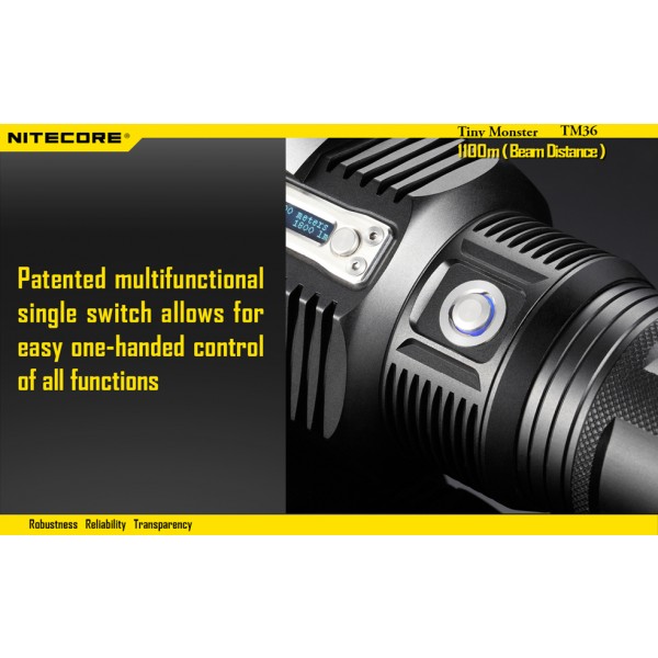 Lanterna LED reincarcabila Nitecore TM36