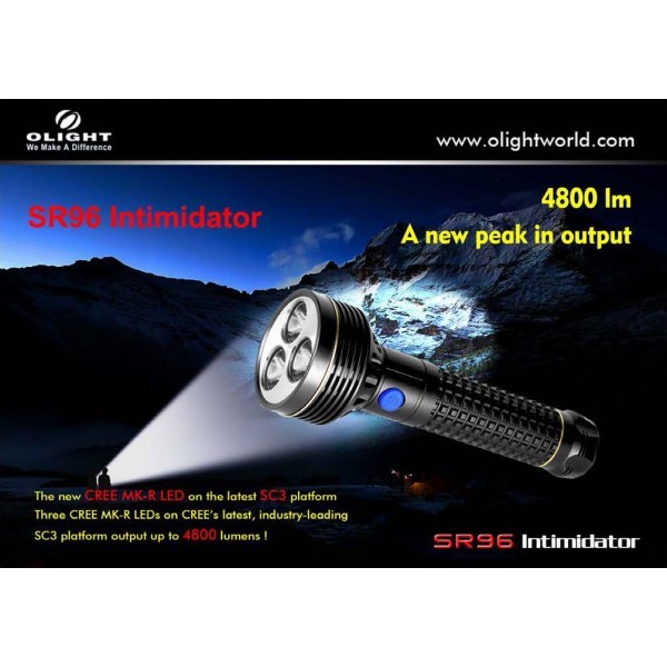 Olight SR 96 Intimidator reincarcabil