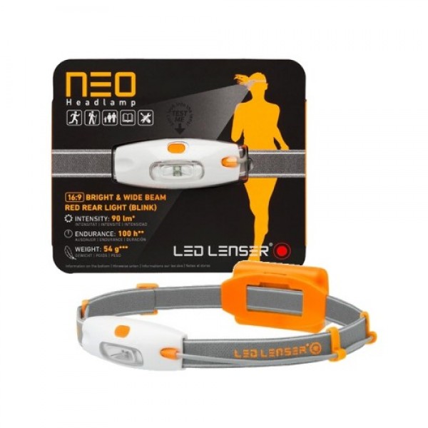 Lanterna frontala LED Lenser NEO portocaliu