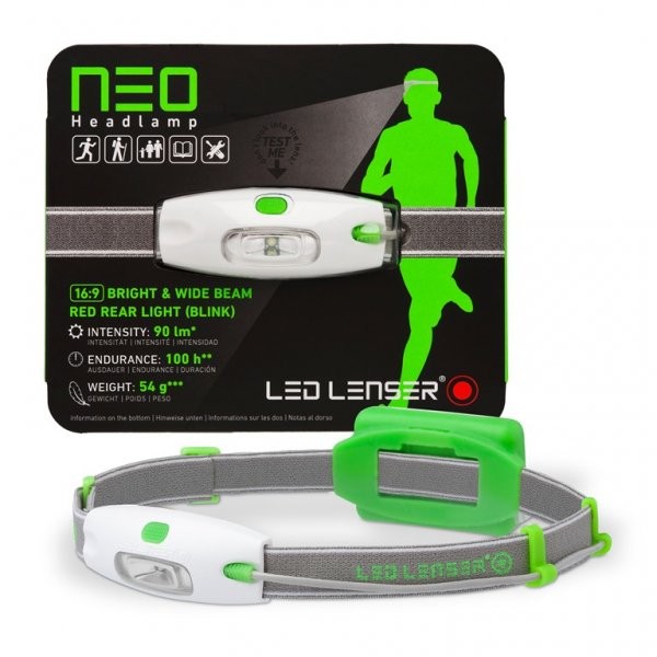 Lanterna frontala LED Lenser NEO verde