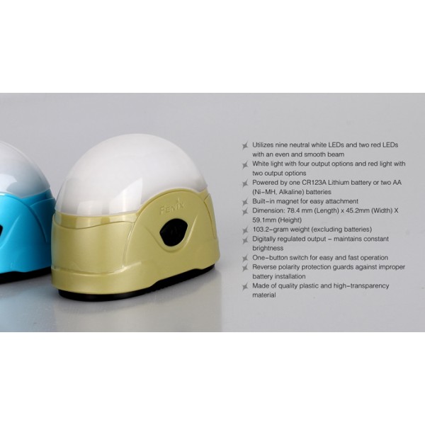 Lanterna LED de camping Fenix CL20 Verde Oliv